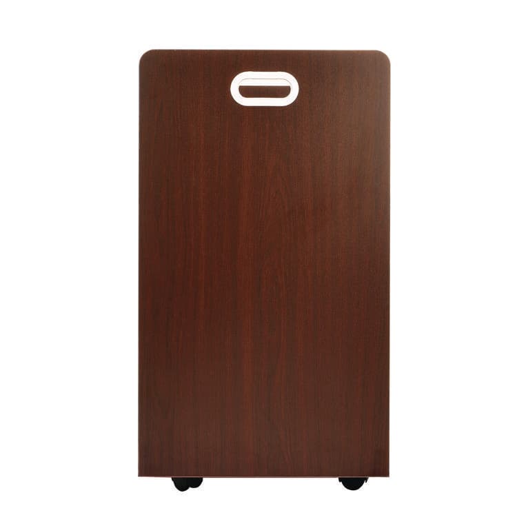 ADIROFFICE 50-Compartment Mobile Wood Blueprint Rolled File Storage Organizer, 50 Compartments, 30 x 15.75 x 28.5, Mahogany (ALHI626MA) thumbnail 4