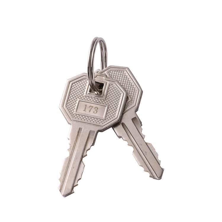 ADIROFFICE Steel Storage Locker, 1 Compartment, 15 x 15 x 48, Black Body/White Doors (ALHI62901BW) thumbnail 4