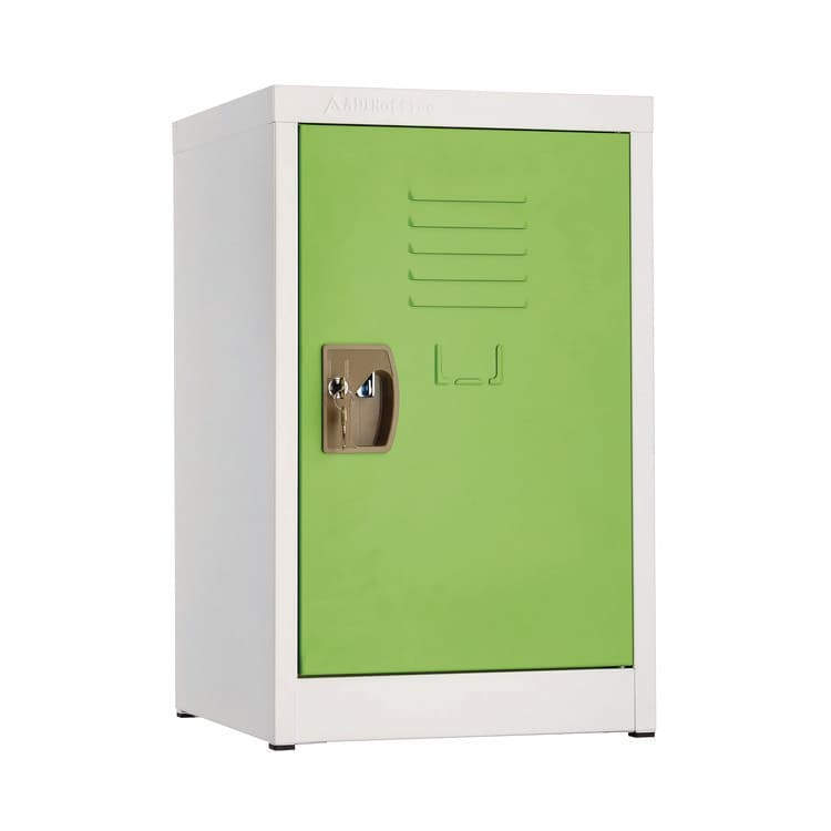 ADIROFFICE Steel Storage Locker, 1 Compartment, 15 x 15 x 24, Green (ALHI62902GRN)