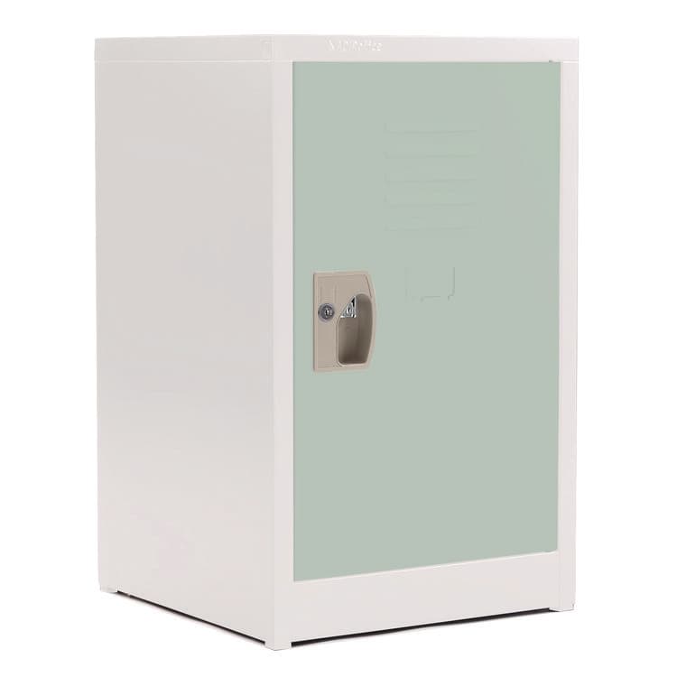 ADIROFFICE Steel Storage Locker, 1 Compartment, 15 x 15 x 24, Misty Green (ALHI62902MGRN) thumbnail 2