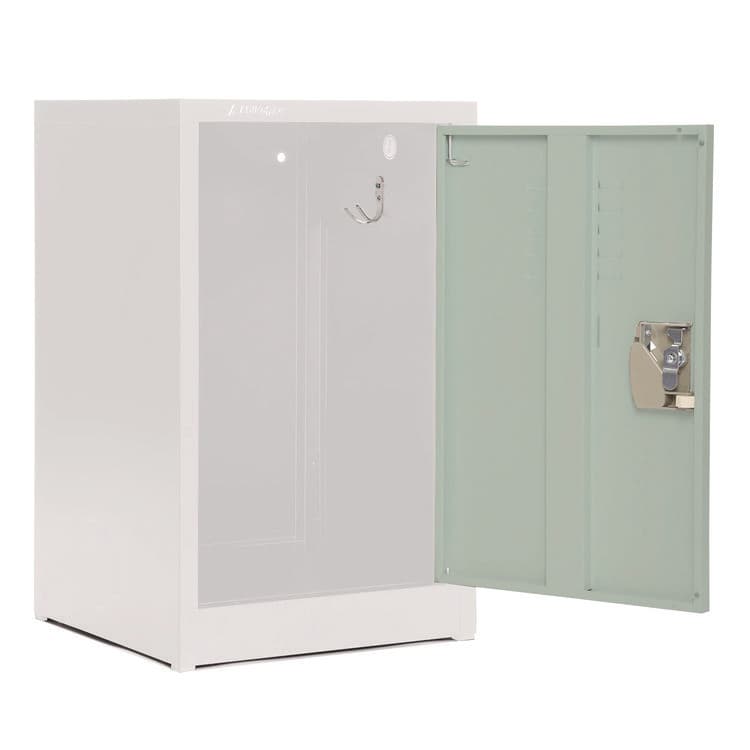 ADIROFFICE Steel Storage Locker, 1 Compartment, 15 x 15 x 24, Misty Green (ALHI62902MGRN) thumbnail 4