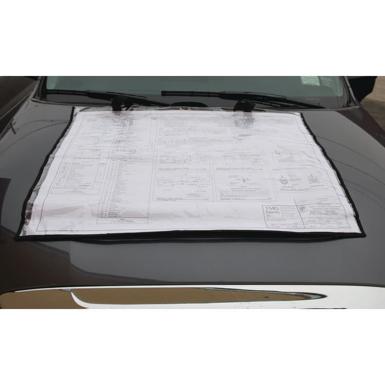 ADIROFFICE Large Document Protection Blueprint Plan Holder, Holds ARCH D (24" x 36"), Clear (ALHIPS2436) thumbnail 2