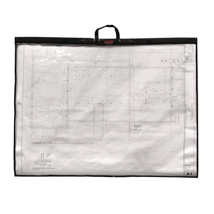 ADIROFFICE Large Document Protection Blueprint Plan Holder, Holds ARCH D (24" x 36"), Clear (ALHIPS2436) thumbnail 3