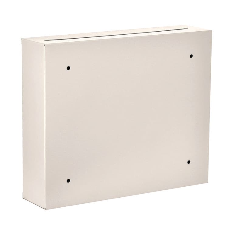 ADIROFFICE Large Size Steel Multi-Purpose Secure Drop Box, 12 x 3 x 10, White (ALHI63103WHI) thumbnail 3