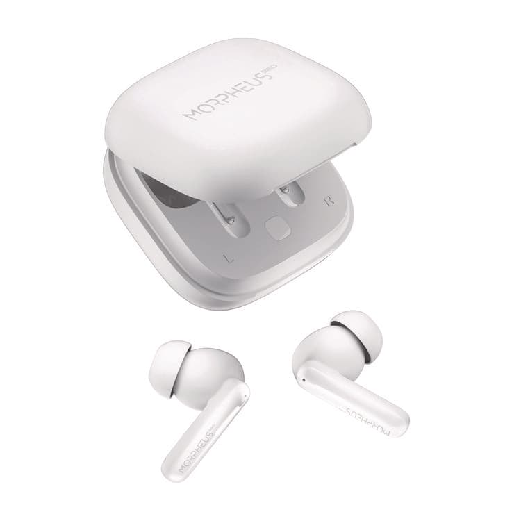CREATIVE MARKETING, . Nemesis ANC Wireless Noise Cancelling Earbuds, White (MHSTW2750W)