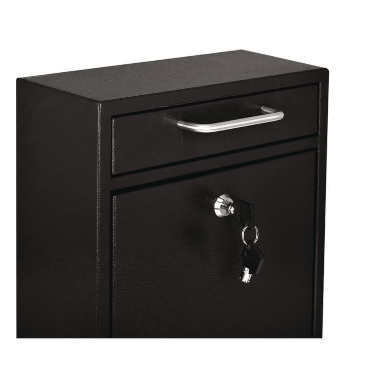 ADIROFFICE Medium Ultimate Wall Mounted Mail Box, 10.4 x 4.5 x 12, Black (ALHI63105BLK) thumbnail 3