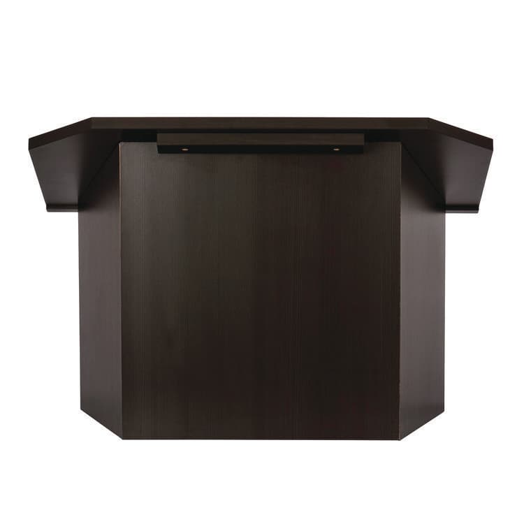 ADIROFFICE Foldable Tabletop Podium Lectern Speaker Stand, 27 x 16 x 19, Black (ALHI66105BLK) thumbnail 3