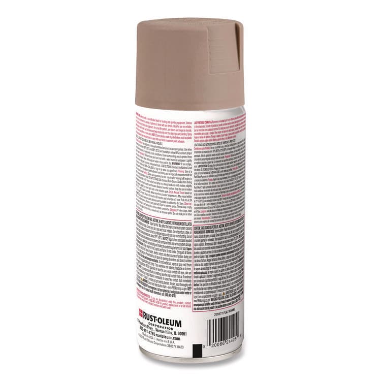 RUST-OLEUM CORPORATION Camouflage Spray Paint, Flat Khaki, 12 oz Aerosol Can (RST279177) thumbnail 2