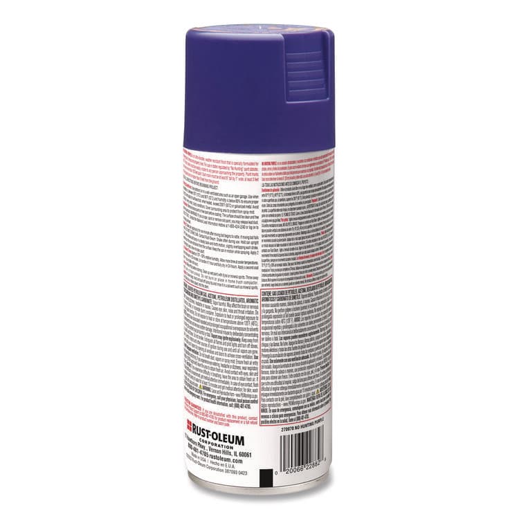 RUST-OLEUM CORPORATION Specialty No Hunting Purple Spray Paint, Flat No Hunting Purple, 12 oz Aerosol Can (RST270970) thumbnail 2