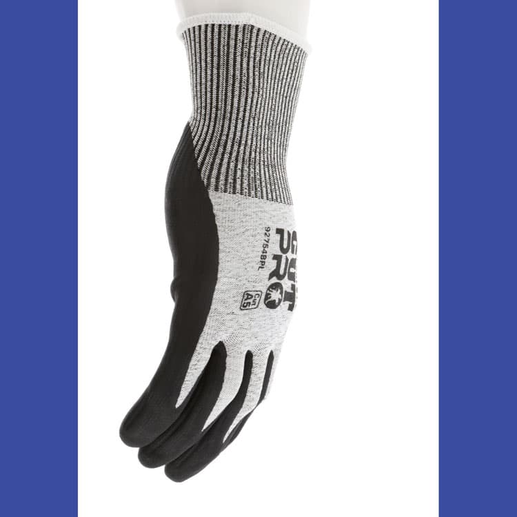 MCR SAFETY Cut Pro 92754BP Gloves, 10" Long, Medium, Black/Gray, 12 Pairs (CRW92754BPM) thumbnail 2