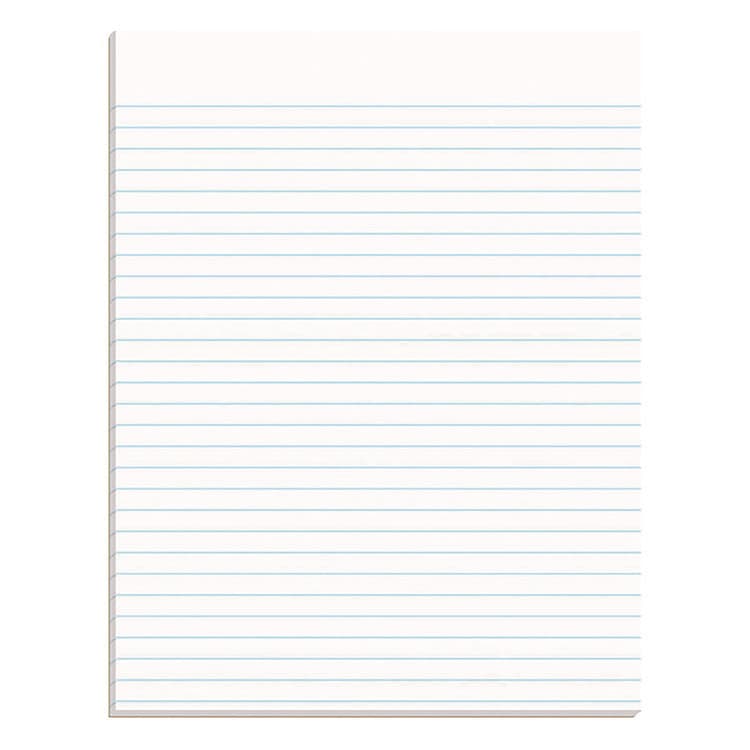 AMPAD/DIV. OF AMERCN PD&PPR Glue Top Pads, Wide/Legal Rule, (50) White 8.5 x 11 Sheets, Dozen (TOP21112) thumbnail 2