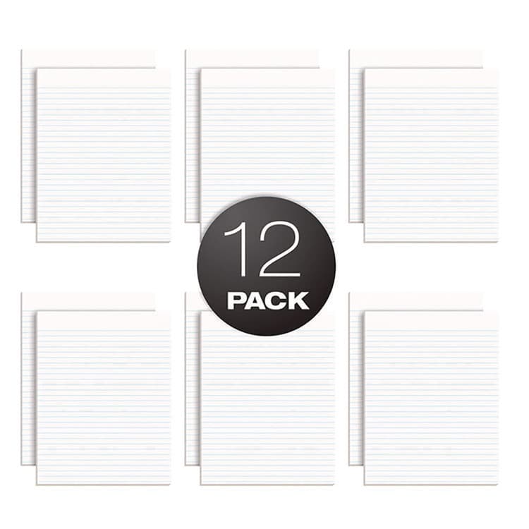 AMPAD/DIV. OF AMERCN PD&PPR Glue Top Pads, Wide/Legal Rule, (50) White 8.5 x 11 Sheets, Dozen (TOP21112) thumbnail 3