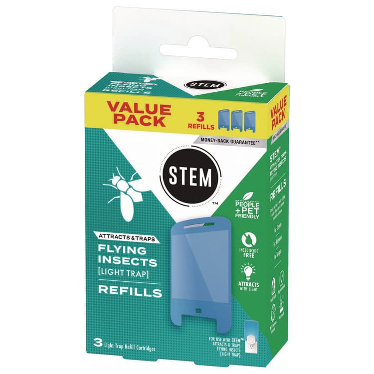 SC JOHNSON STEM Light Trap Refills, 3 Refills/Pack, 8 Packs/Carton (SJN372883) thumbnail 3