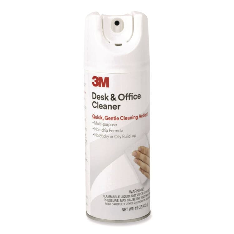 3M/COMMERCIAL TAPE DIV. Desk and Office Spray Cleaner, 15 oz Aerosol Spray, 12/Carton (MMM573CT) thumbnail 2