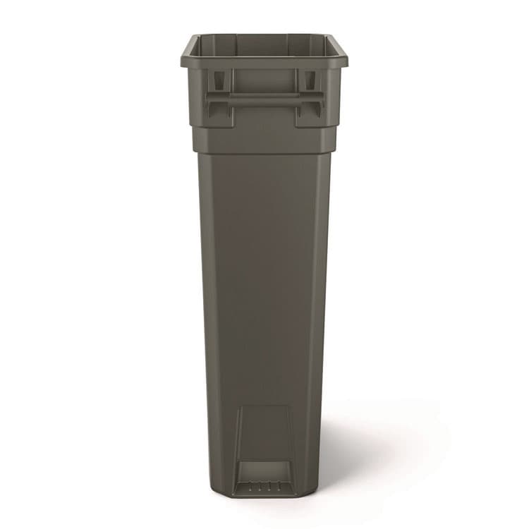 SUNCAST CORPORATION 23 Gallon Resin Slim Trash Can, Plastic, Gray (SUATCNH2030) thumbnail 3