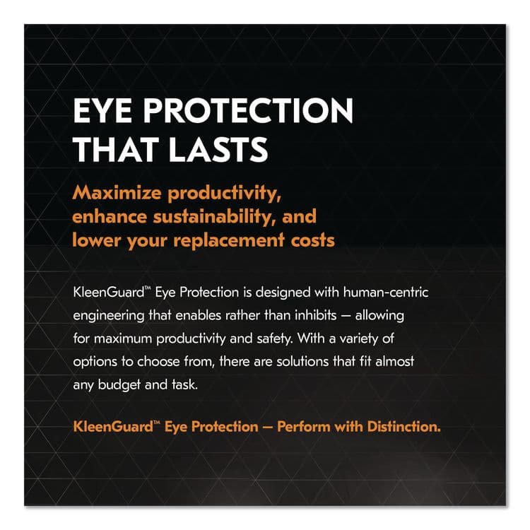 KIMBERLY-CLARK PROFESSIONAL V60 30-06 Dual Readers Safety Glasses, 1.5+ Diopter, Black Half Frame, Clear Dual Lens, 6/Box (ANS20387) thumbnail 3