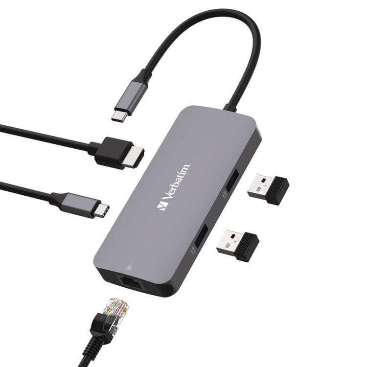 VERBATIM CORPORATION USB-C Pro Multiport Hub CMH 05-5 Ports (VER32150) thumbnail 3