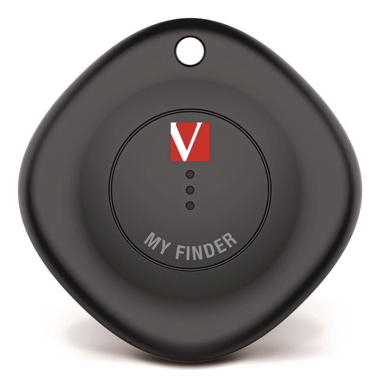 VERBATIM CORPORATION My Finder Bluetooth Tracker for Apple iOS, Black/Purple/White, 3/Pack (VER32132) thumbnail 2