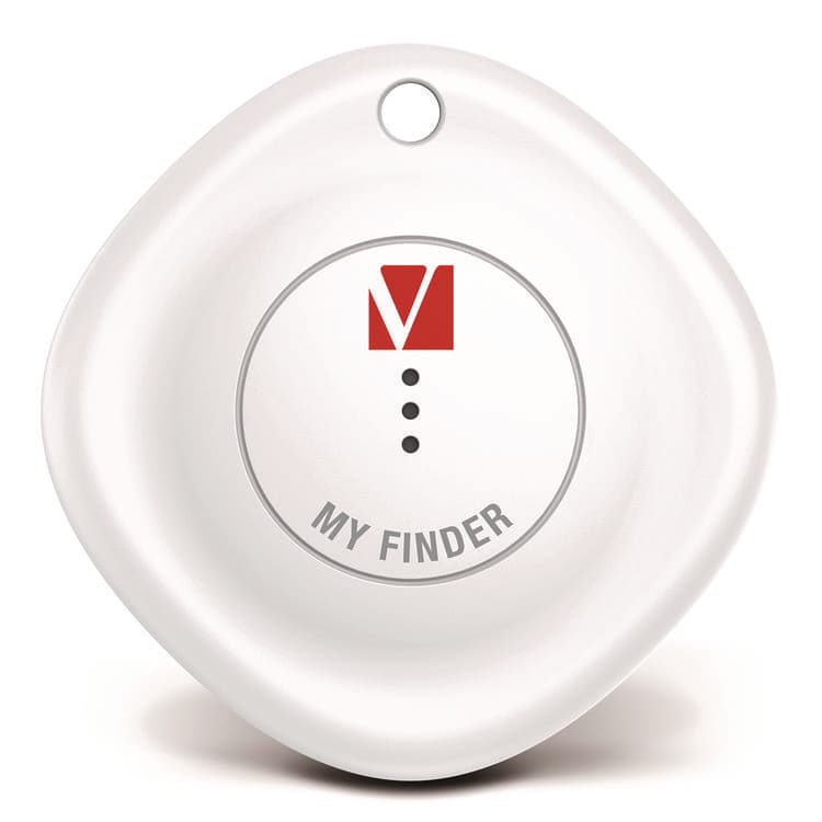 VERBATIM CORPORATION My Finder Bluetooth Tracker for Apple iOS, Black/White, 2/Pack (VER32131) thumbnail 4
