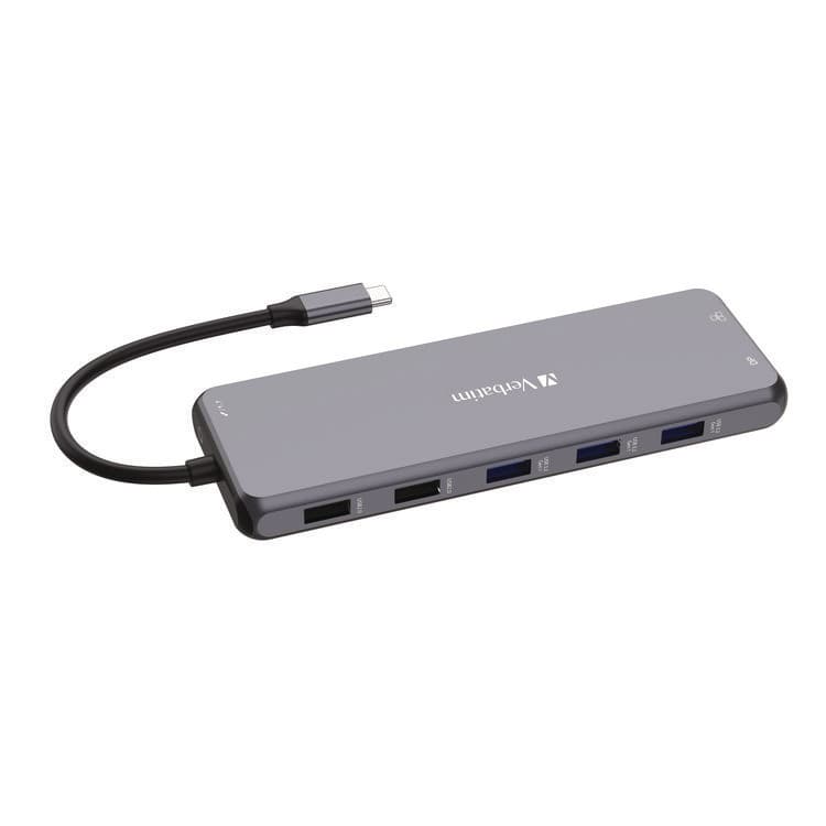 VERBATIM CORPORATION USB-C Pro Multiport Hub CMH 13Port, Gray (VER32153)