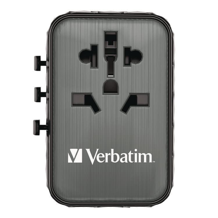 VERBATIM CORPORATION UTA-05 Gan III Universal Travel Adapter, (2) USB-A/(2) USB-C/Quick Charge 4+ (VER32120) thumbnail 4