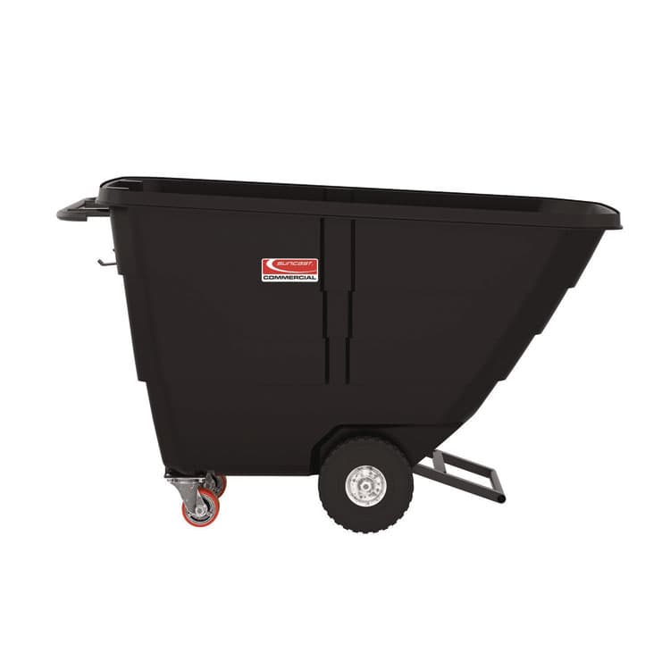 SUNCAST CORPORATION 0.5 cu yd Light Duty Tilt Truck, 850 lb Capacity, Black (SUARMTTLD504F1D)