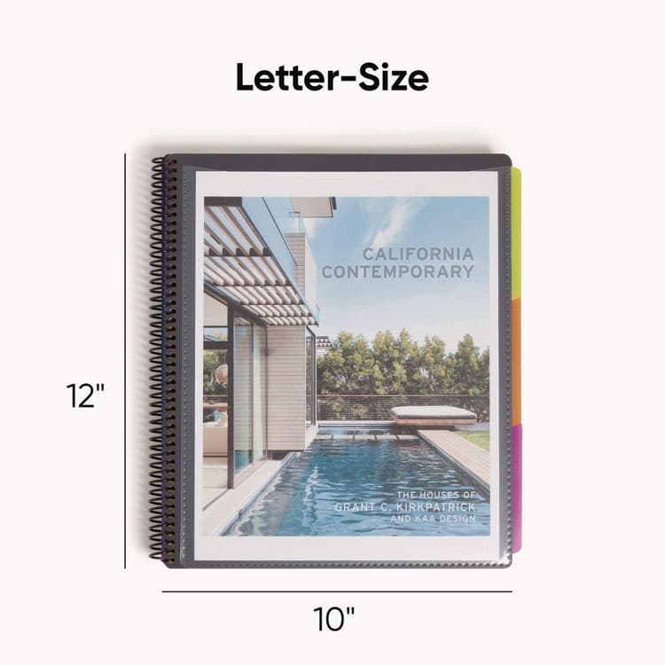 SMEAD MANUFACTURING CO. Poly Project Organizer, 24 Letter-Size Sleeves, Gray with Bright Pockets (SMD89206) thumbnail 2