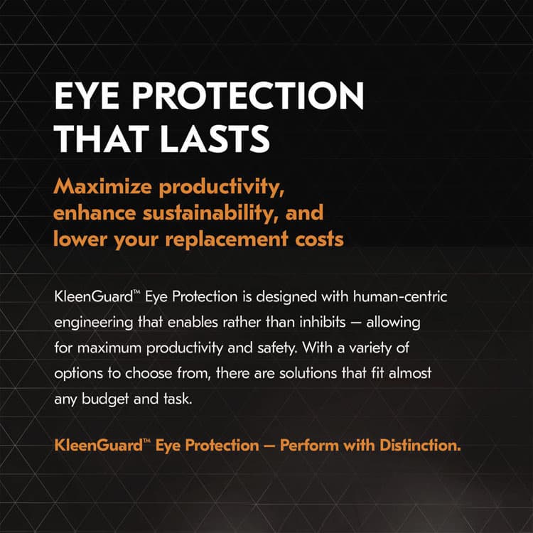 KIMBERLY-CLARK PROFESSIONAL V50 OTG Safety Eyewear, Frameless OTG, Clear Single Lens (ANS20746) thumbnail 4