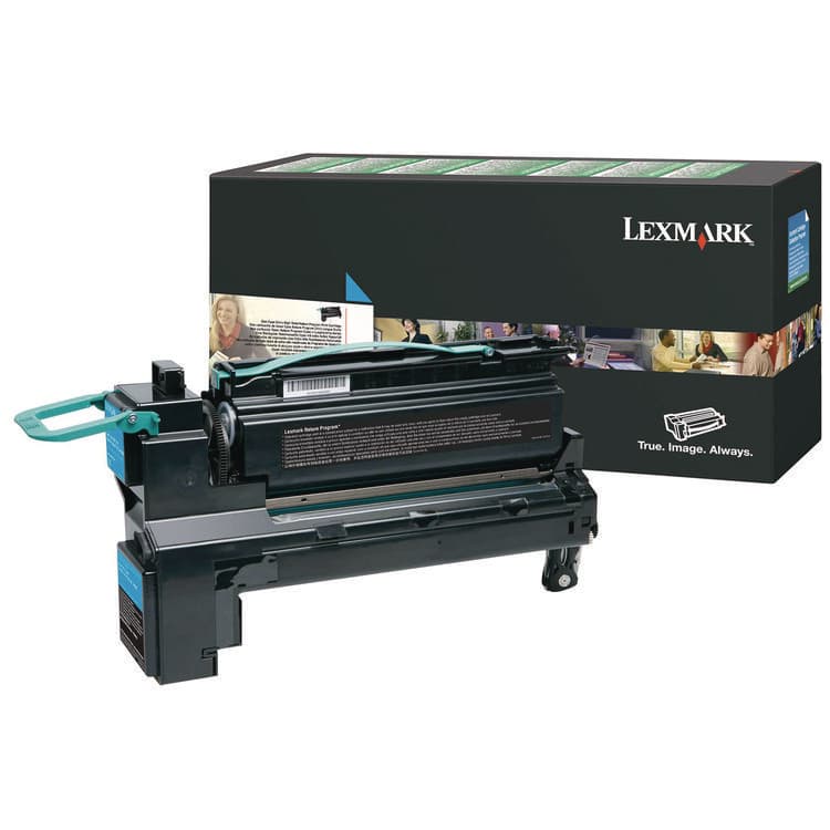 LEXMARK INT'L, . 24B6018 Return Program Extra High-Yield Toner, 18,000 Page-Yield, Cyan (LEX24B6018)