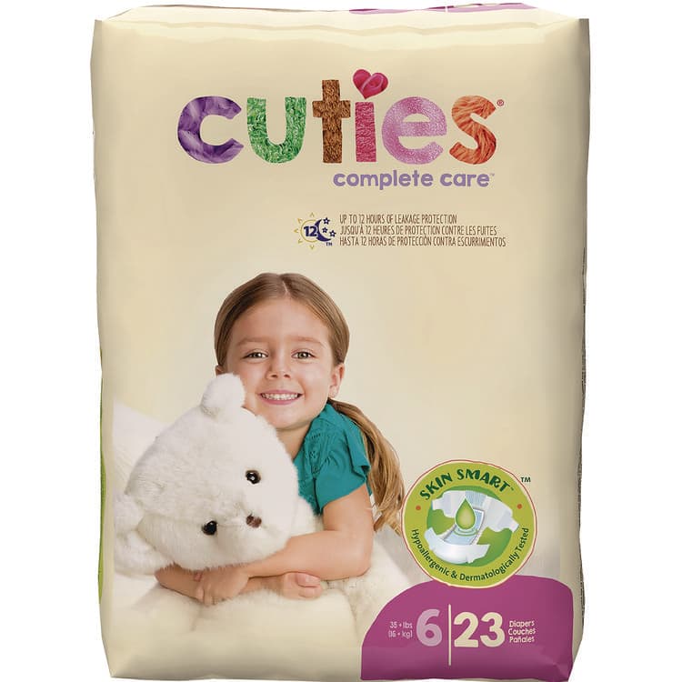 FIRST QUALITY PRODUCTS Premium Jumbo Diapers, Size 6, 35 lbs and Up, 92/Carton (CTJCR6001)