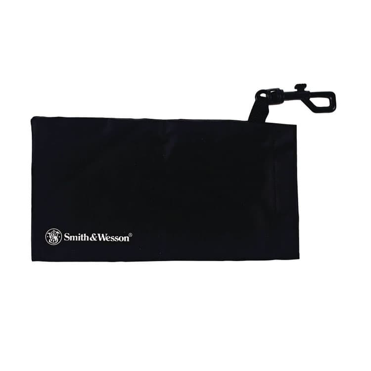 SMITH AND WESSON Safety Glasses Carrying Pouch with Belt Clip, 4.25 x 0.25 x 4.25, Black, 12/Carton (ANS19941)