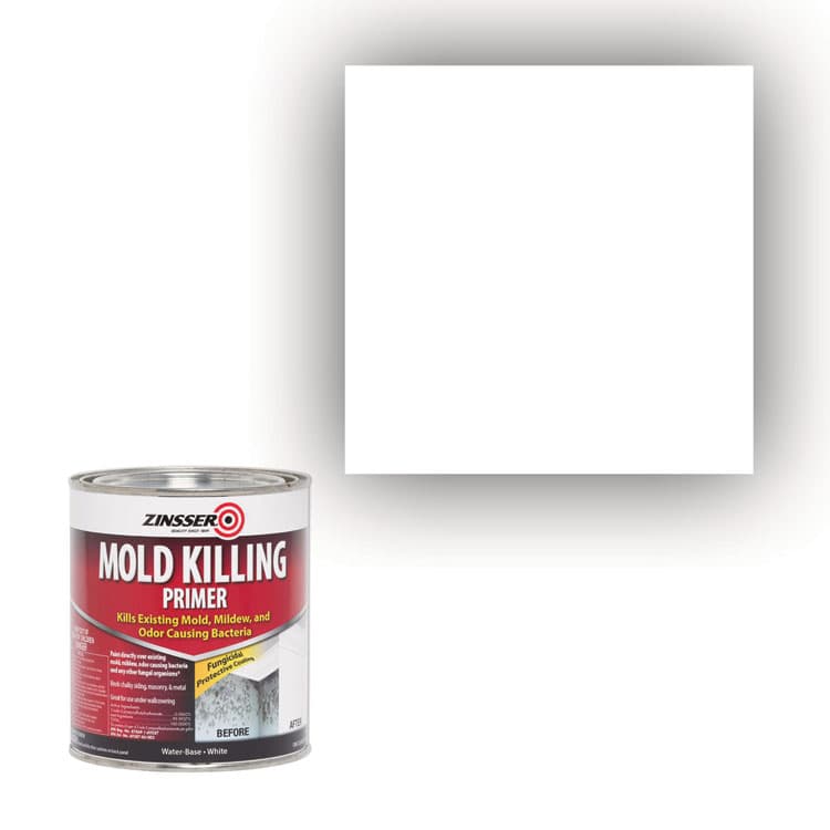 RUST-OLEUM CORPORATION Mold Killing Primer, Flat White, 1 qt Bucket/Pail, 4/Carton (RST276087CT) thumbnail 3