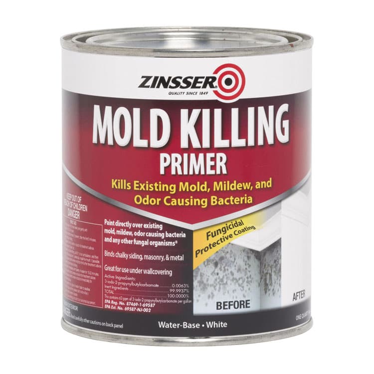 RUST-OLEUM CORPORATION Mold Killing Primer, Flat White, 1 qt Bucket/Pail, 4/Carton (RST276087CT) thumbnail 2