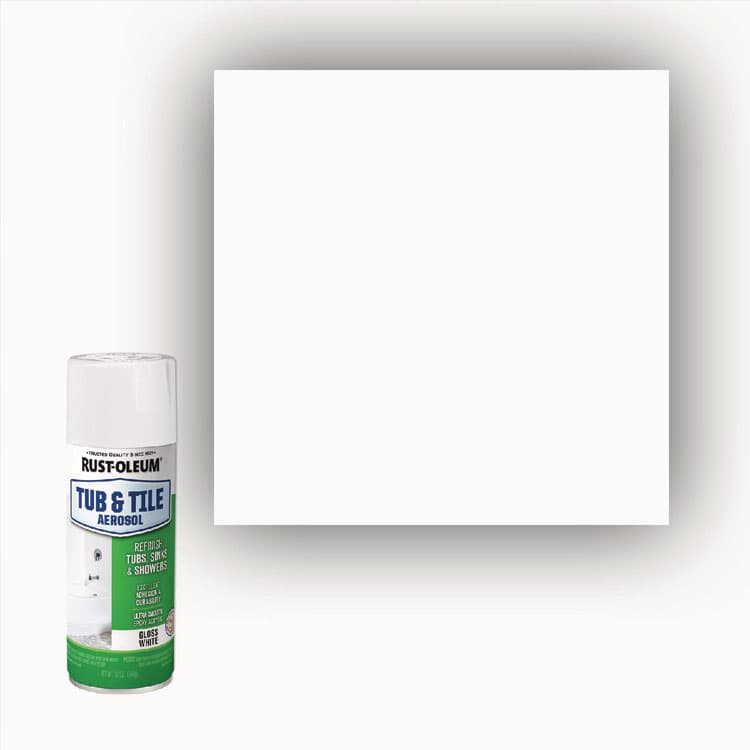 RUST-OLEUM CORPORATION Specialty Tub and Tile Spray, Gloss White, 12 oz Aerosol Can, 6/Carton (RST280882) thumbnail 3