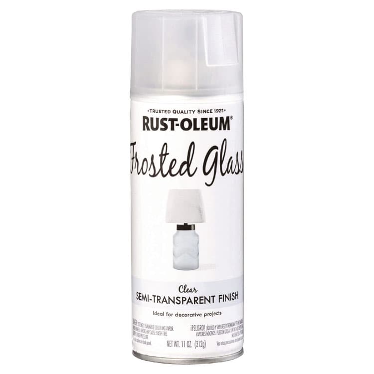 RUST-OLEUM CORPORATION Specialty Frosted Glass Spray Paint, Matte Clear, 11 oz Aerosol Can, 6/Carton (RST342600)