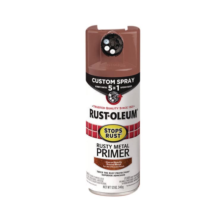 RUST-OLEUM CORPORATION Stops Rust 5-in-1 Spray Paint, Rusty Metal, 12 oz Aerosol Can (RST384755EA)
