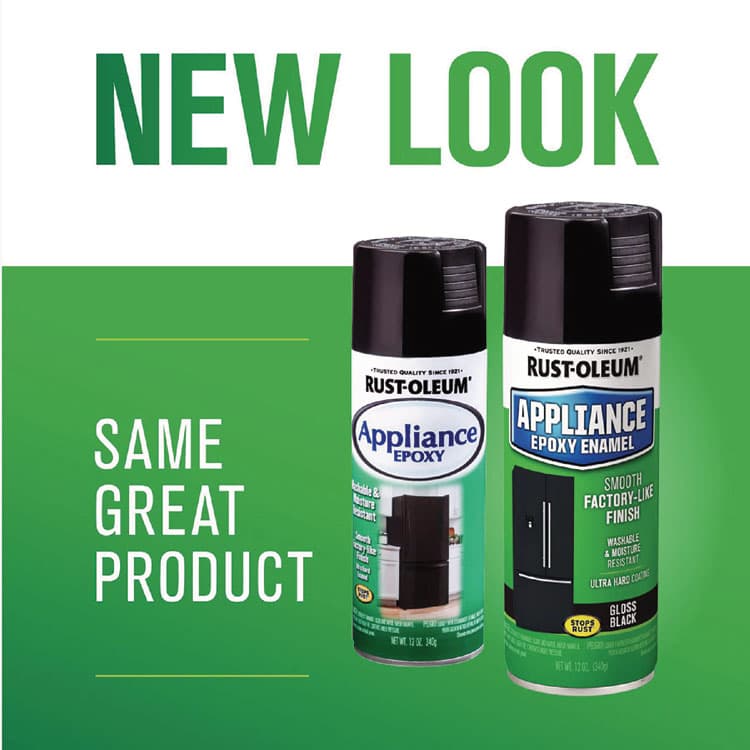 RUST-OLEUM CORPORATION Specialty Appliance Epoxy Spray Paint, Gloss Black, 12 oz Aerosol Can (RST7886830EA) thumbnail 4