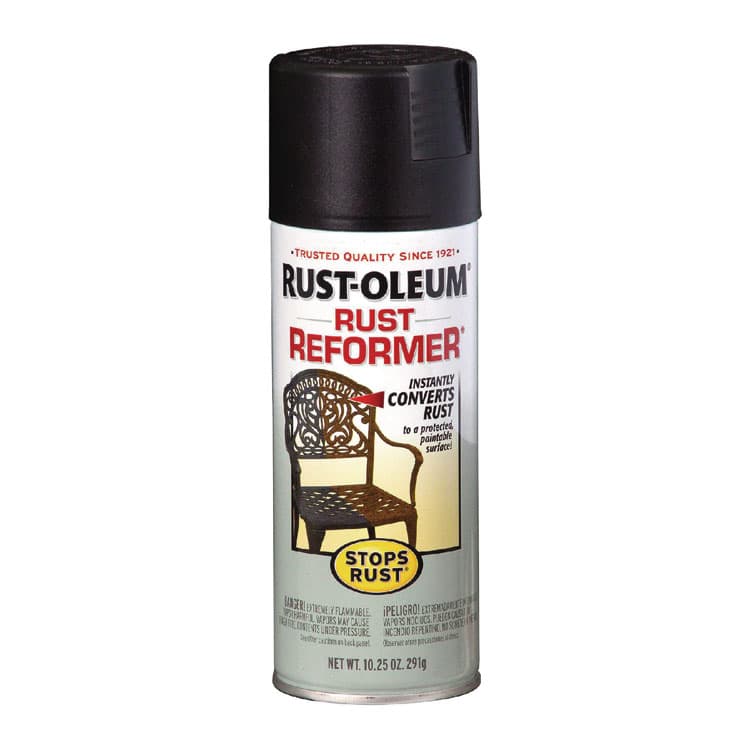 RUST-OLEUM CORPORATION Stops Rust Rust Reformer Spray, Black, 10.25 oz Aerosol Can (RST215215EA)