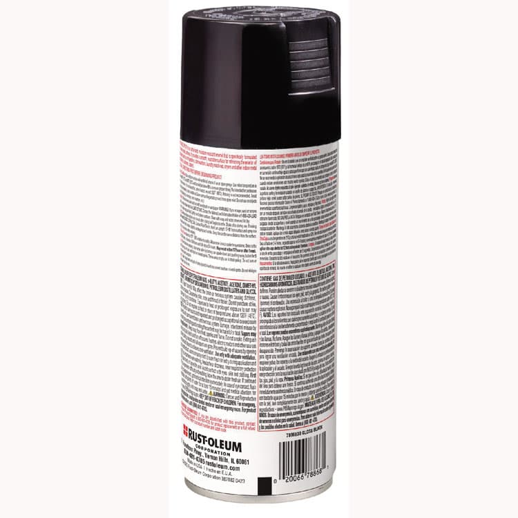RUST-OLEUM CORPORATION Specialty Appliance Epoxy Spray Paint, Gloss Black, 12 oz Aerosol Can, 6/Carton (RST7886830) thumbnail 3