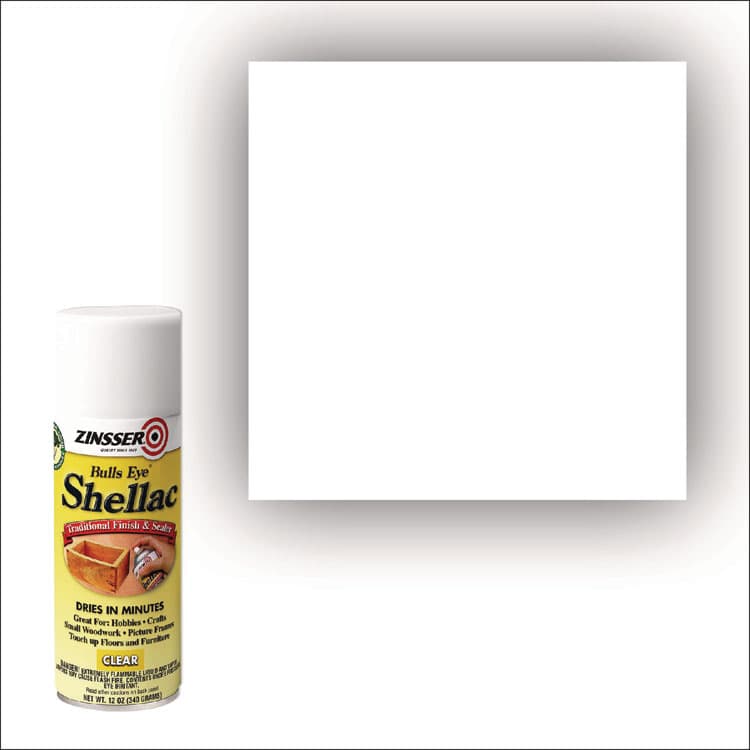 RUST-OLEUM CORPORATION Clear Bulls Eye Shellac Spray, Gloss Clear, 12 oz Aerosol Can, 6/Carton (RST408) thumbnail 2