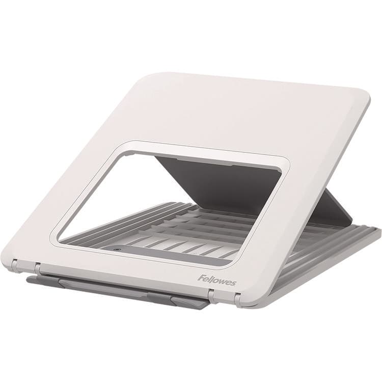 FELLOWES MFG. CO. Breyta Laptop Stand, 9.25" x 10.55" x 0.55" - 8", White, Supports Up to 8.8 lbs (FEL100098501)