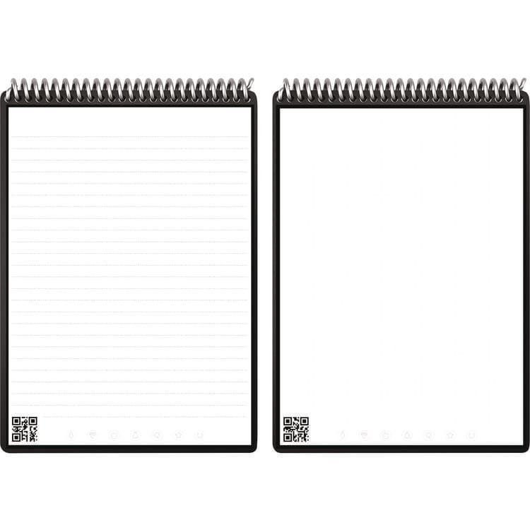 ROCKETBOOK Flip Smart Notepad, Black Cover, Lined/Dotted Rule, (18) White 6 x 8 Sheets (RKBFLPERCAFR) thumbnail 4
