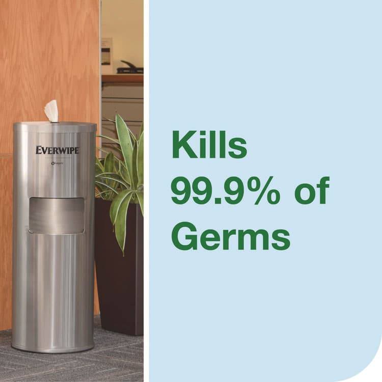 SCA TISSUE Disinfectant Wipe Jumbo Rolls, 1-Ply, 8 x 6, Lemon, White, 800 Sheets, 2/Carton (TRK192821) thumbnail 4