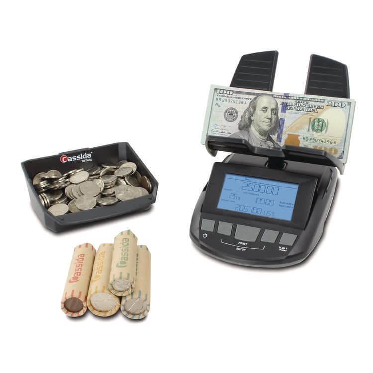 CASSIDA TillTally Money Scale, 1 lb Capacity, 6 x 3 Platform, Black (CIATILLTALLY) thumbnail 3