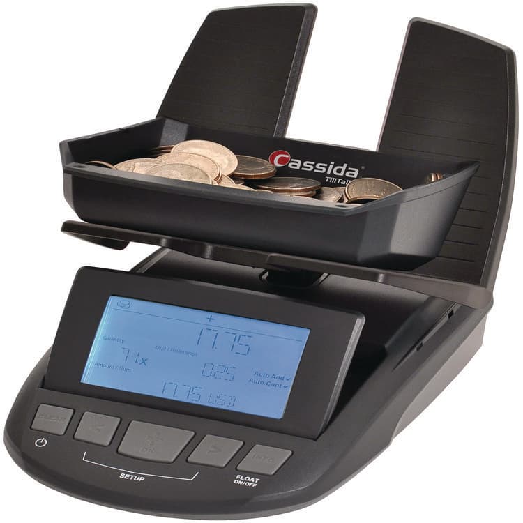 CASSIDA TillTally Money Scale, 1 lb Capacity, 6 x 3 Platform, Black (CIATILLTALLY) thumbnail 4