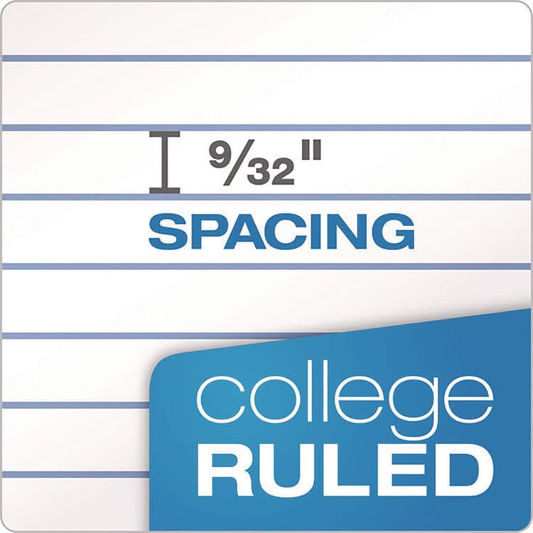 TOPS BUSINESS FORMS Coil-Lock Wirebound Notebook, 3-Hole Punched, Medium/College Rule, Randomly Assorted Cover Color, (70) 10.5 x 8 Sheets (TOP65021) thumbnail 3