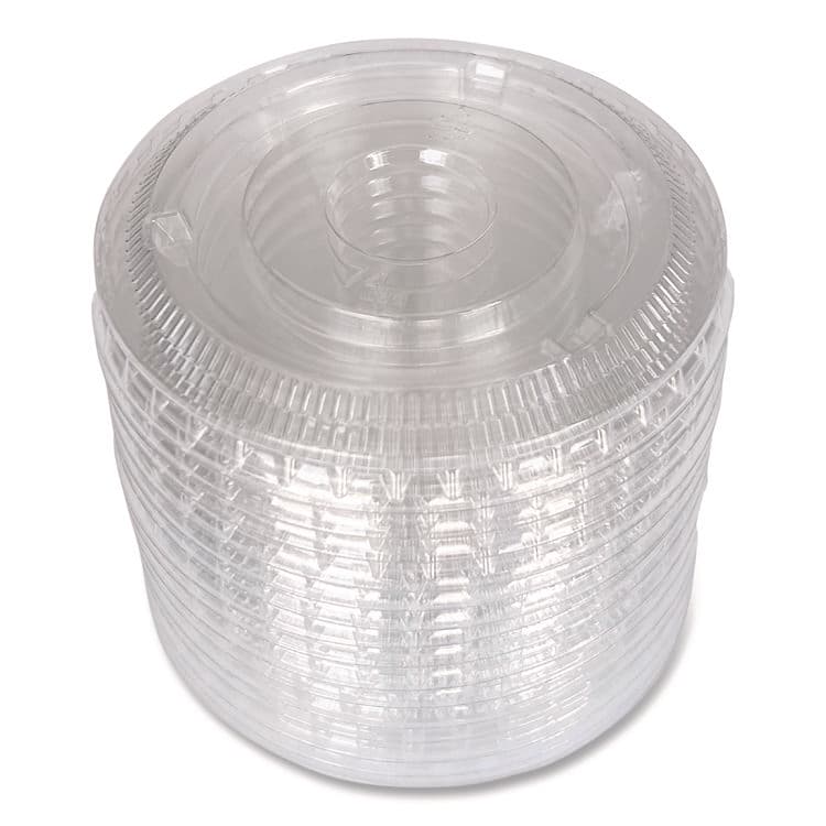 BOARDWALK Souffle/Portion Cup Lids, Fits 3.25 oz to 5.5 oz Portion Cups, Plastic, Clear, 2,500/Carton (BWKPRTLID4) thumbnail 4