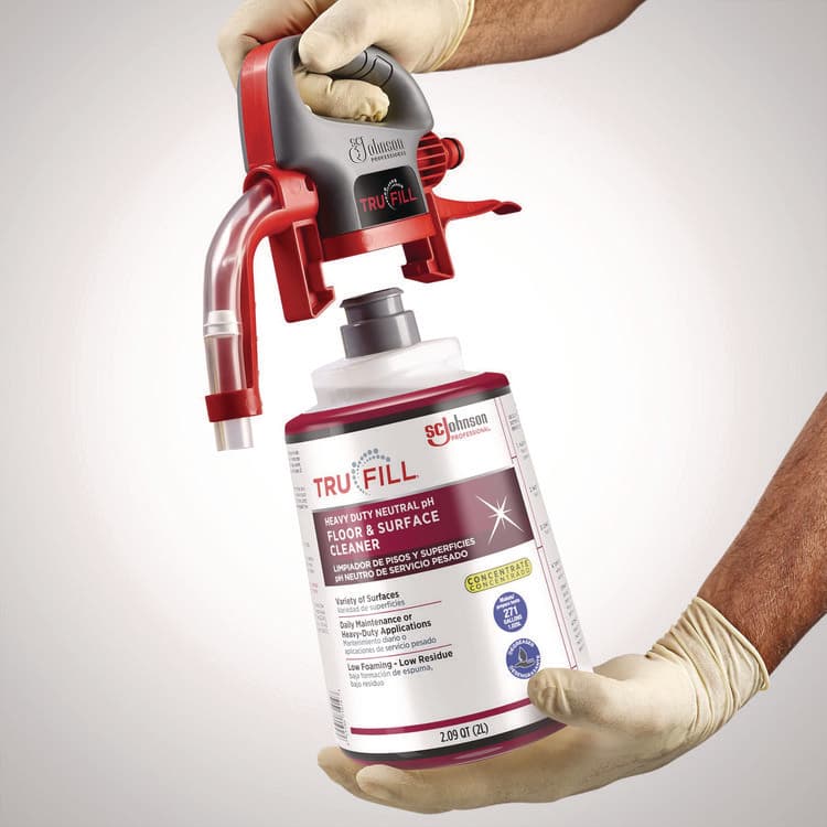 SC JOHNSON TruFill Starter Pack, Fresh Scent, Two 2 L Cartridges, One Dispenser Head (SJN684501) thumbnail 4