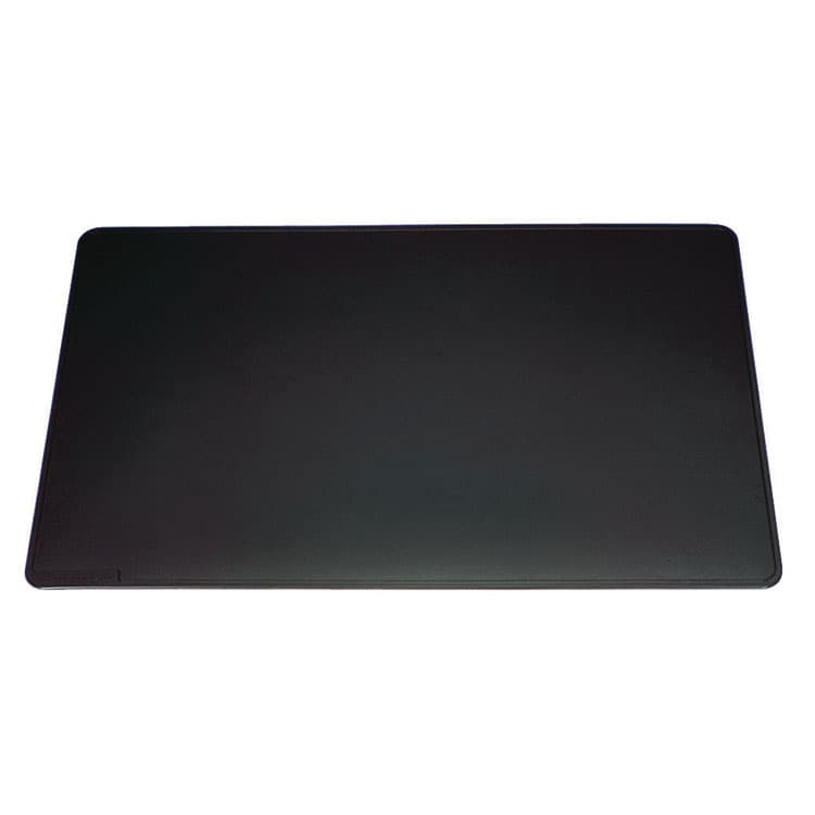 DURABLE OFFICE PRODUCTS CORP. Anti-Slip Contoured Edge PVC Desk Pad, 20.5" x 25.5", Black (DBL710301)