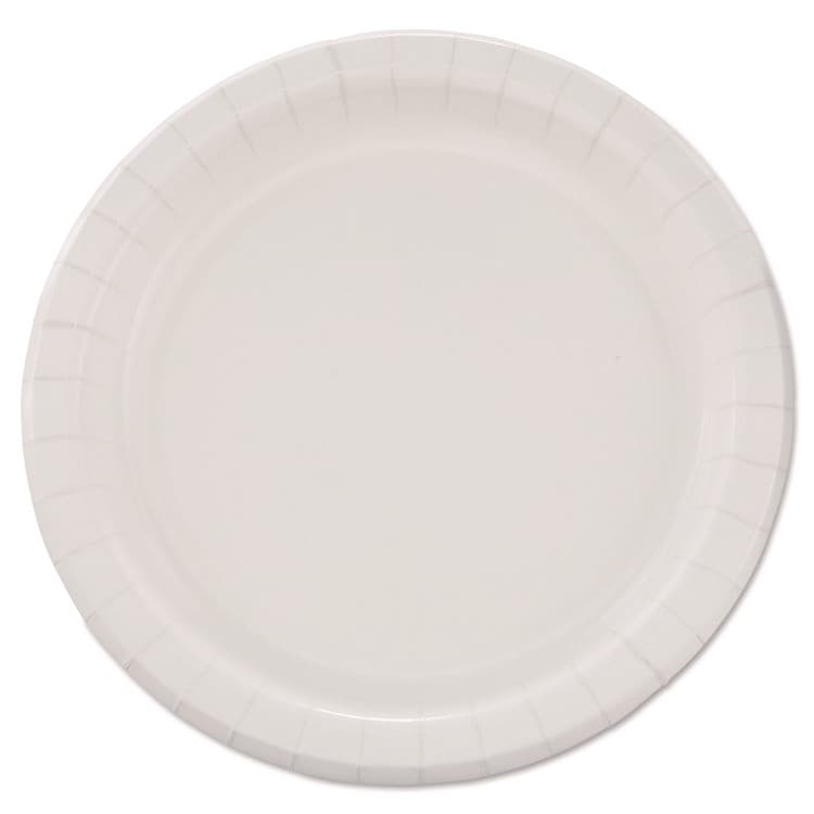 DART Bare Eco-Forward Clay-Coated Paper Dinnerware, ProPlanet Seal, Mediumweight, Plate, 8.5" dia, White, 125/Pack, 4 Packs/Carton (SCCMP9BR2054)